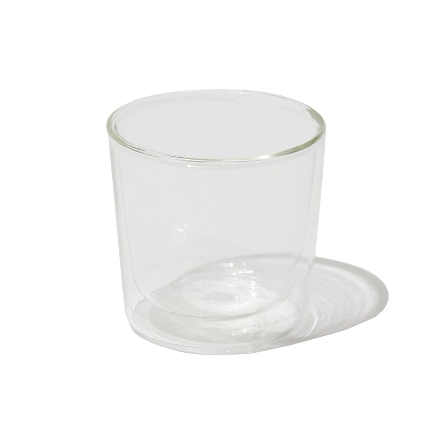 DOUBLE WALL SMALL CUP (CLEAR)