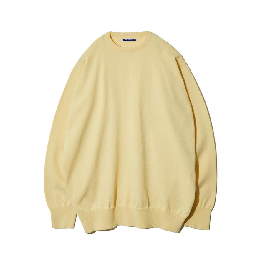 OVERSIZED CRUNCHY KNITTED SWEATER (LIGHT YELLOW)