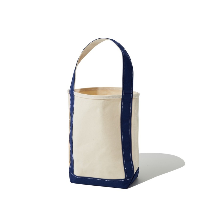 BAGUETTE TOTE SMALL (NATURAL / NAVY)