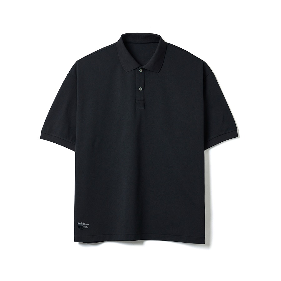 DRY PIQUE JERSEY S/S POLO (BLACK)