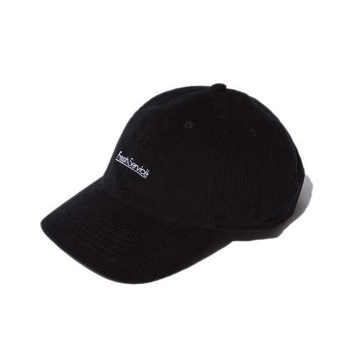 CORDUROY CORPORATE CAP (BLACK)