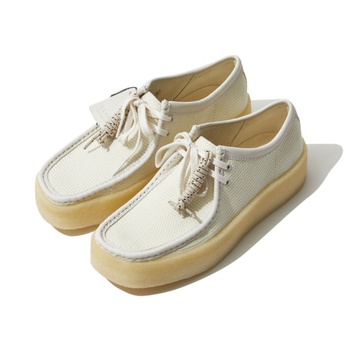 WALLABEE CUP (OFF WHITE TEXT)
