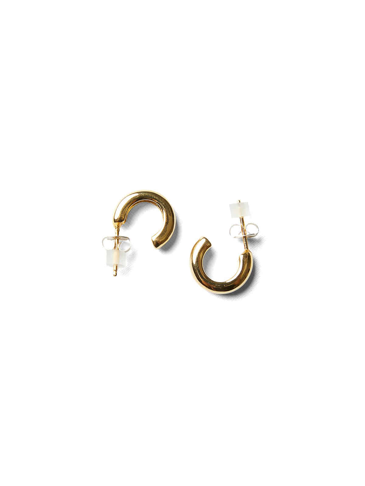 SMALL ABBIE HOOPS (GOLD)