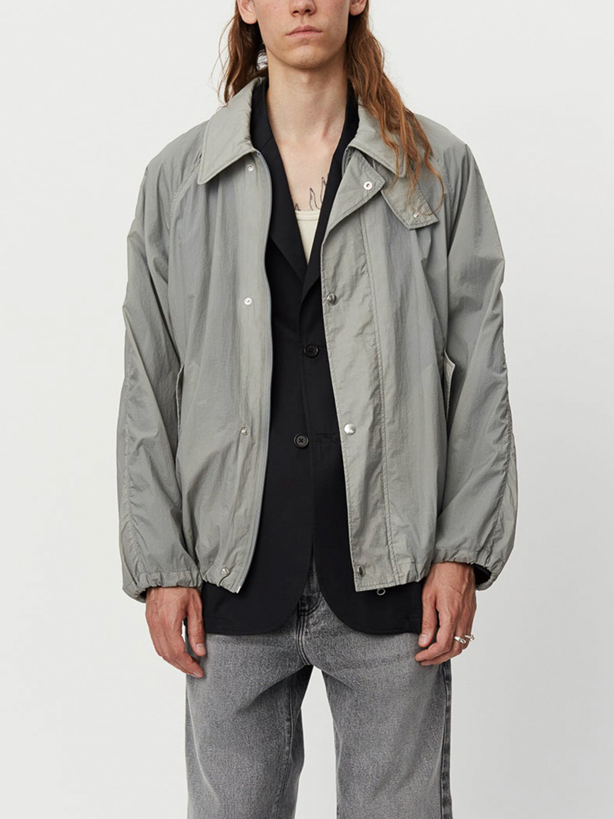 PROVENANCE JACKET (RECYCLED DRY GREY)