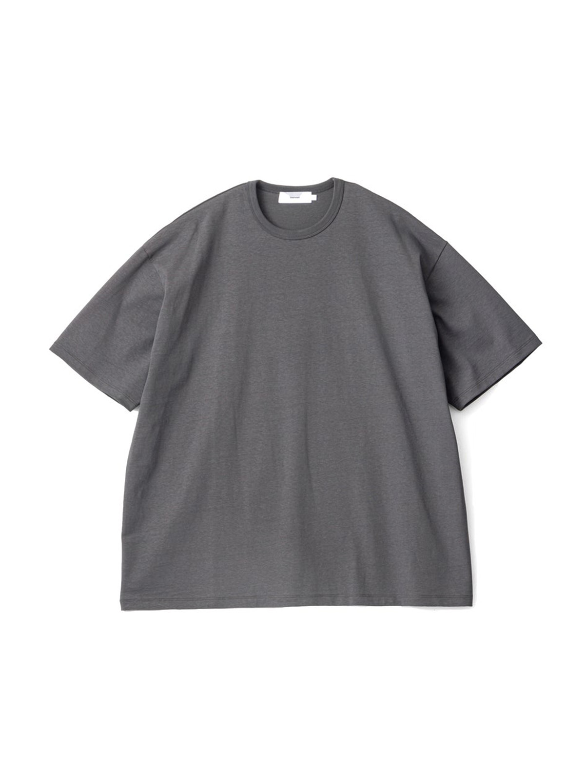 RECYCLED COTTON JERSEY S/S TEE (GRAY)