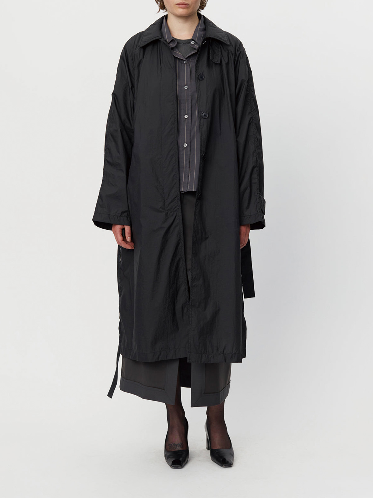 WOMENS INSTALLATION COAT (RECYCLED BLACK)