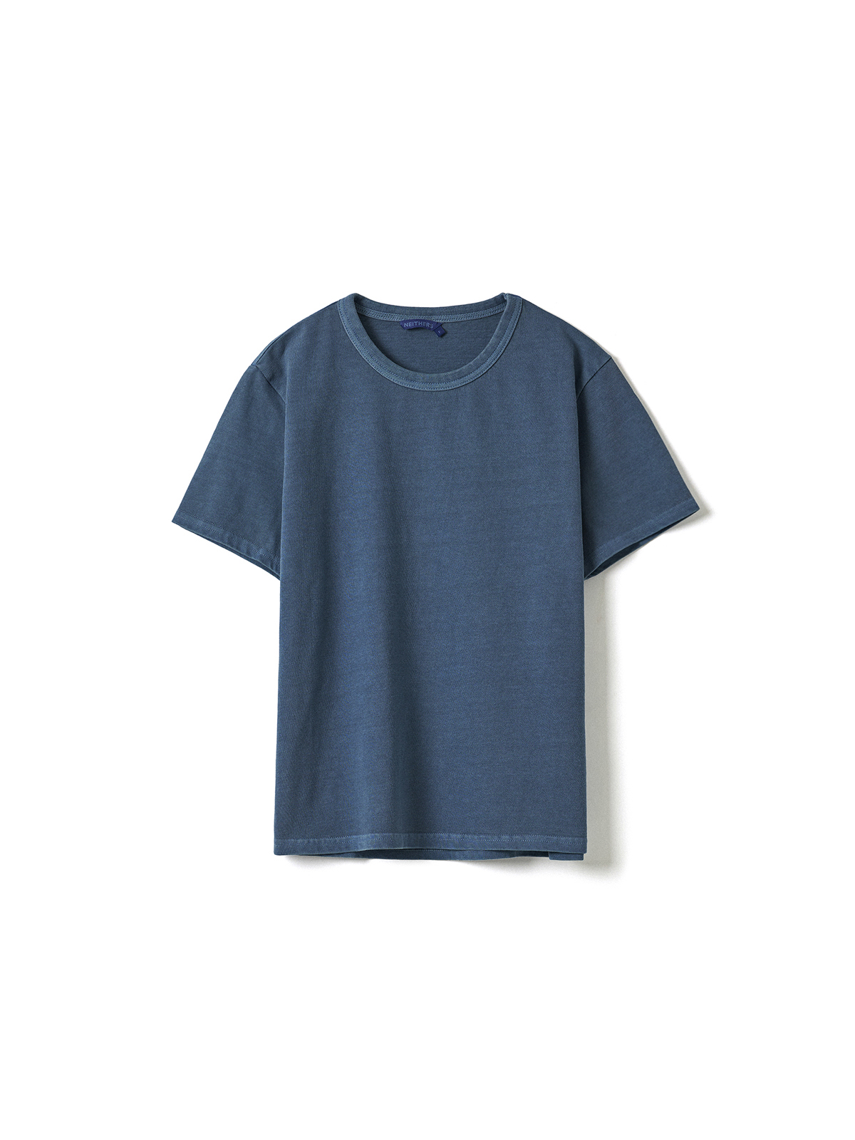 GARMENT DYED T- FOR WOMEN (HEATHER NAVY)